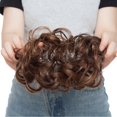 thumbnail image 3 of Messy Extensions de Chignons de Cheveux Morceaux de Cheveux Donut Updo Queue de Cheval pour les Femmes, 3 of 6