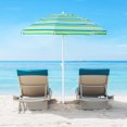 thumbnail image 2 of Gymax Parasol de Plage Portable pour Patio de 6,5 Pi, Ajustable, 2 of 9