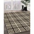 thumbnail image 3 of Ahgly Company Tapis d'Intérieur Lavables en Machine Rectangle Transitionnel Zone Grise de Minuit, 2' x 3', 3 of 7
