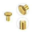 thumbnail image 4 of Unique Bargains Brass Hex Bolts, 1/4-20x3/8' 5 Pack Fully Thread Grade 4.8 Machine Screws, 4 of 4