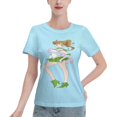 thumbnail image 1 of T-Shirt Basique à Manches Courtes pour Femmes Sailor Moon Makoto Kino, 1 of 6