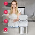 thumbnail image 2 of Frigidaire 33 lbs. Nugget Ice Maker, Self-Cleaning Countertop Ice Machine, Stainless Steel, 2 of 14