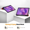 thumbnail image 2 of DWaybox Case for Lenovo Idea Tab Plus 12.1 inch 2025 Model, Shockproof Protective Cover with Kickstand, Built-in Pen Slot & Auto Wake/Sleep, Folio Matte TPU Smart Cover -Red, 2 of 4