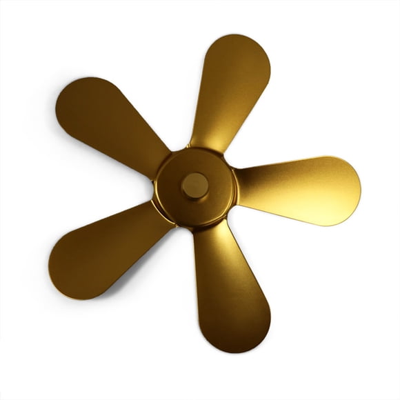 Kitchen Cleaning Supplies 5 Blade For Heat Powered Wood Stove Fan Wood Log Burner Fireplace Friendly Fan,Gold Kitchen Kitchen Cleaning Supplies