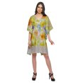thumbnail image 3 of Moomaya Cutwork Lace Beach Kaftan For Women Printed Bikini Caftan Plus Size, 3 of 4