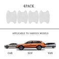 thumbnail image 3 of 4PCS Car Door Handle Sticker, Carbon Fiber Anti-Scratches Car Door Cup Protector, Non-Marking Auto Door Handle Protective Film, Universal for Most Car Handles (Silver), 3 of 5