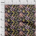 thumbnail image 2 of oneOone Velvet Orange Fabric Tropical Abstract Craft Projects Decor Fabric Printed by The Yard 58 Inch Wide, 2 of 4