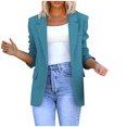 thumbnail image 1 of Pompotops Mode Femmes Décontracté Poches Manches Longues Manteau Cardigan Blouse Liquidation, 1 of 6