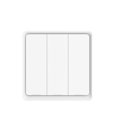 thumbnail image 1 of Bouton d'Interrupteur de Scène Sans Fil, Plaque Murale d'Interrupteur Intelligent, Alimenté par Pile, Tuya/application Smart Life, Télécommande pour Appareils de Maison Intelligente (Requiert ZigBee Hub), Blanc, Lot de 3, 1 of 8
