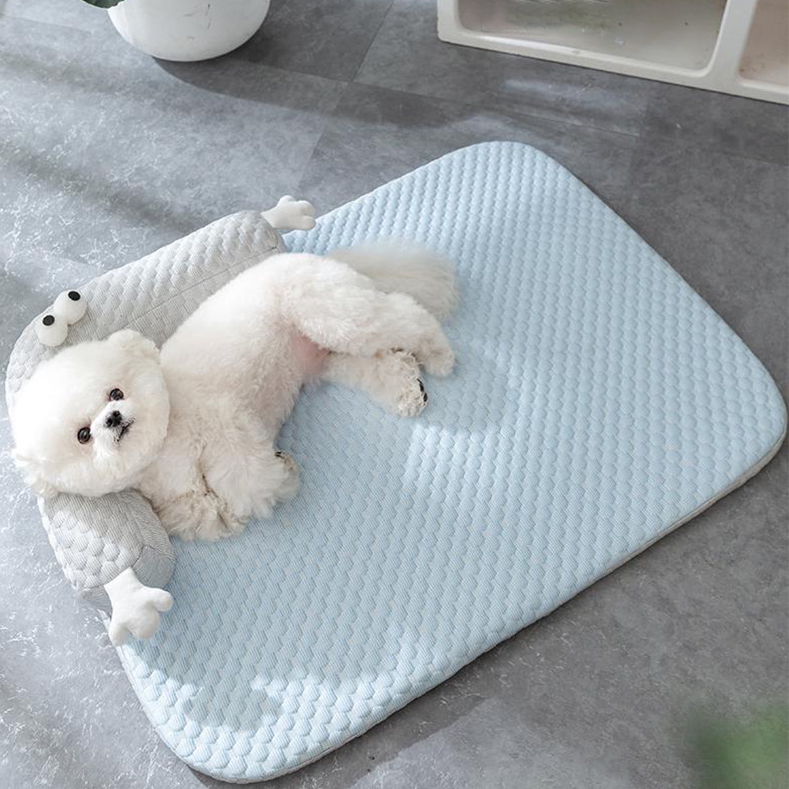 Dog Beds for Small Dogs,Cool Feeling Dog Mats Breathable Cool Small Dogs Spring and Summer Dog Bed Kennel Pet Dog Mats,Small Dog Bed,Dog Bed for Small Dogs,Raised Dog Bed