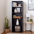 thumbnail image 3 of Mainstays 5-Shelf Bookcase with Adjustable Shelves, True Black Oak, 3 of 8