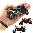 thumbnail image 3 of CARTTOU Modèle de Moto Jouet Simulation Échelle 1:18 Décoration de Collection de Motos pour Enfants, 3 of 7