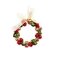 thumbnail image 1 of TIMIFIS Christmas Lights Decorative Wreaths Glowing Wreaths Artificial Christmas Wreaths Door And Window Hanging Decoration Christmas Scene Decoration Props, 1 of 5