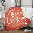 thumbnail image 1 of Agiferg Winter Christmas Pattern Wear Cap Home Blanket Children's Blanket Hooded Shawl, 1 of 3