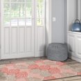 thumbnail image 4 of Tapis d'appoint lavable Haylee 3 pi x 5 pi ivoire et corail, 4 of 7