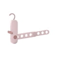 thumbnail image 1 of Portable Foldable Travel Drying Rack With 7 Hooks For Outdoor Camping Laundry Organizer Space Saving Lightweight Clothes Hanger, 1 of 3