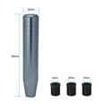 thumbnail image 2 of Amdohai 18cm Length Universal Aluminum Car Truck Racing Gear Shift Knob Stick with 3 Adapter, 2 of 8
