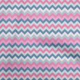 thumbnail image 1 of oneOone Viscose Chiffon Light Pink Fabric Chevron Craft Projects Decor Fabric Printed By The Yard 42 Inch Wide-T7, 1 of 5