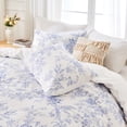 thumbnail image 4 of Hitime Queen Duvet Cover Set, Soft & Breathable Microfiber 3 Pieces Queen Bedding Sets, Pattern Queen Comfy Duvet Cover Set, with Zipper Closure (Queen), 4 of 8