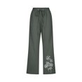 thumbnail image 3 of Pantalons Larges pour Femmes Mode Pantalons Décontractés Imprimés Élastiques Amples Pantalons Droits Larges avec Poche Pantalons Larges pour Femmes Pantalons Droits pour Femmes, 3 of 5