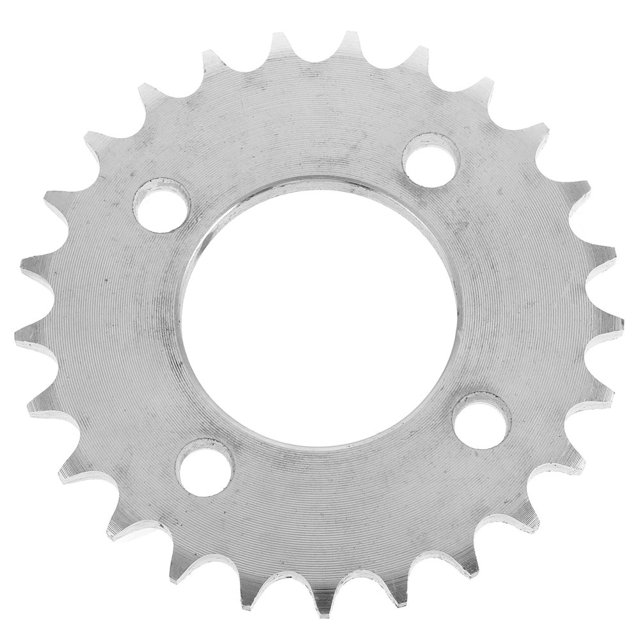CHOK Mini Pignon Arrière de Vélo Moyeu de Roue avant de Scooter Quatre Roues Moto Argent