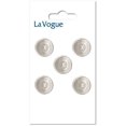 thumbnail image 1 of LA VOGUE 2-Hole Buttons - Pearl, 12 mm (Shimmer Finish), 1 of 2