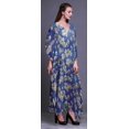 thumbnail image 3 of Bimba Caftan Long à Fleurs Robe Maxi de Plage Maillot de Bain Couvre-Maillot Kaftan pour Femmes-TG-3X, 3 of 5