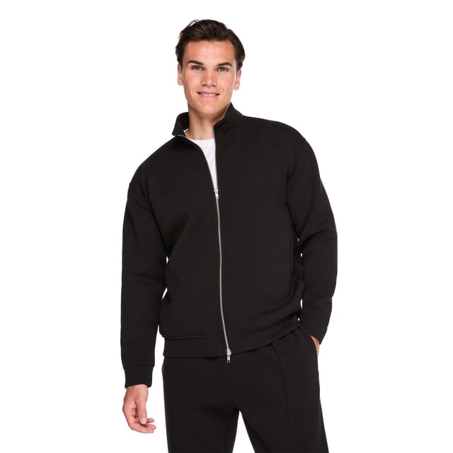 George Men's Soft Knit Full Zip Sweater