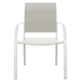 thumbnail image 4 of Mainstays Steel Outdoor Stacking Chair, Greige, 4 of 10