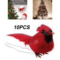 thumbnail image 1 of 10pcs Artificial Red Cardinal Birds for Centerpieces Red Cardinal Birds Home Garden Decor Red Cardinals, 1 of 9