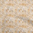 thumbnail image 1 of oneOone Rayon Yellow Fabric Abstract Floral Fabric For Sewing Printed Craft Fabric By The Yard 56 Inch Wide-1ra, 1 of 5