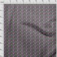 thumbnail image 4 of oneOone Georgette Viscose Gray Fabric Asian Retro Floral Craft Projects Decor Fabric Printed By The Yard 42 Inch Wide, 4 of 4