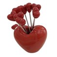 thumbnail image 2 of Fruit Fork Set, Delicate Appearance Food Pick Forks Sturdy and Not Easy to Rust Stainless Steel Fruit Fork with Holder for Fruit Cake and Ice Cream Desserts, 2 of 8