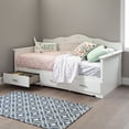 thumbnail image 1 of South Shore Tiara Twin Daybed with Storage, in Pure White, 1 of 8