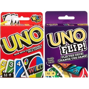SHAR Uno Jeu de cartes à glisser, 2-piece Combo pack