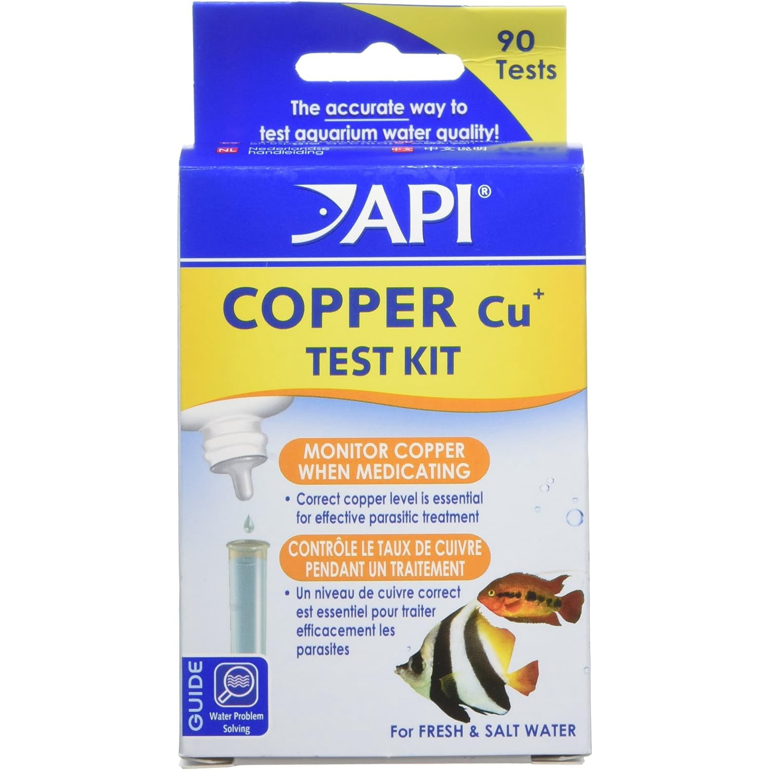 API Copper Test Kit for Freshwater & Saltwater Aquariums, 90 Tests