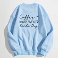 thumbnail image 4 of WEAIXIMIUNG Custom Sweatshirt Ladies Fashion Leisure Pure Color Loose Long Sleeved Printed Letters Round Collar, 4 of 4
