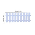 thumbnail image 3 of Garden Fence PVC White Small Decorative Border for Flower Beds, Lawn Edging, Easy Assembly for Yard and Home, 3 of 6