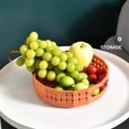thumbnail image 3 of Anti-Skid Turntable Spice Rack Bathroom Storage Organizer Kitchen Storage Pantry Spice Rack Storage Tray Organizer Container Orange S, 3 of 8