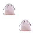 thumbnail image 1 of QualitChoice Jewellery Pouch Drawstring Bags Bracelet Packaging Goodies Mobile Phone Storage Holder Party Gifts Drawable Pouches Silver Gray-5*7 2Set, 1 of 6