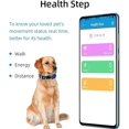 thumbnail image 4 of 4G Pet Tracker, Rechargeable GPS Wireless Pet Fence, 3 Tracking Ways, 100m WiFi Positioning Accuracy, IP67 Waterproof, Low Battery Alarm, for Medium Small Dogs, 4 of 7