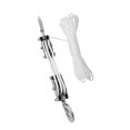 thumbnail image 2 of Abbracc Rope Hoist Lifting Heavy Objects, Sturdy, Metal Wheels Bearing Structure, Heavy Duty, Professional Rope Hoisting Pulley Block , 3 Wheel White Rope, 15m Rope, 2 of 8