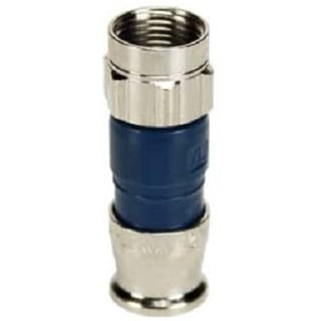 PPC RG-6 Universal F-Type Coax Cable Compression Connectors, Bag of 50 Pcs. (EX6XL-PLPLUS)
