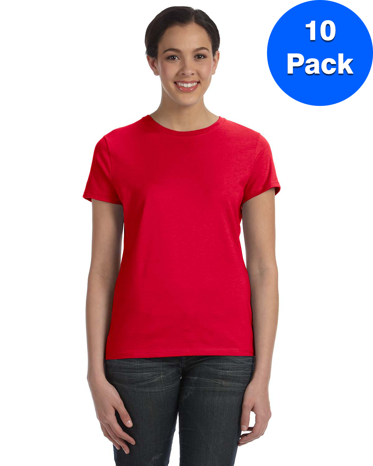 Hanes T-Shirt Perfect-T pour Femmes - SL04 (Lot de 10)
