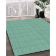 thumbnail image 3 of Ahgly Tapis Rectangulaire Lavable en Machine Intérieur Turquoise Moyen Vert, 6 Pieds x 9 Pieds, 3 of 7