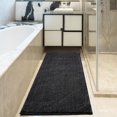 thumbnail image 4 of Ottomanson Non-Slip Rubberback Soft Shag Runner Rug for Hallway and Bathroom, Area Rug for Living Room, Bedroom, Dining Room, 4 of 9