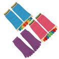 thumbnail image 4 of Flexibility Non-Slip Socks, Free Size Five Toes Socks, for Yoga Barre Pilates Bikram, 4 of 8