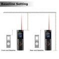 thumbnail image 4 of Meiiso Tool Series, Laser Rangefinder A 40, Measure 131Ft/40M/In/Ft Distance Meter Portable High Precision and Backlight Lcd Display Measure Distance Area and Volume Chargeable, Clearance!, 4 of 8