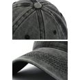 thumbnail image 2 of LinYooLi Retro Solid Baseball Cap for Women Men Trendy Denim Feel Soft Adjustable Skullcap Hats All Season Casual, 2 of 5