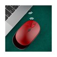 thumbnail image 4 of XYH60 Wireless Mouse Mute Ergonomic Design Plug Play 2.4GHz Bluetooth-compatible 1600DPI Mouse for Office - Pink, 4 of 5